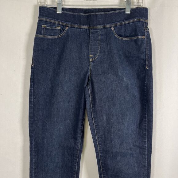 Levi’s Jeans Women’s Denim Leggings Pull On Size 6M Dark Wash Skinny Leg - Picture 2 of 8